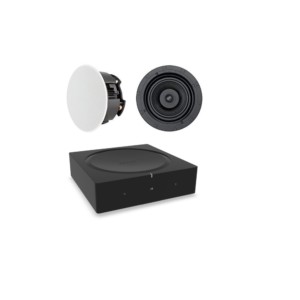 VP62R-00 Par De Bocinas P/Plafon 6? + AMP Sonos By Sonance