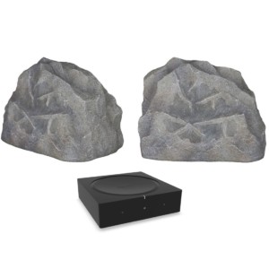 RK63 Par De Bocinas Tipo Roca 6? + AMP Sonos By Sonance