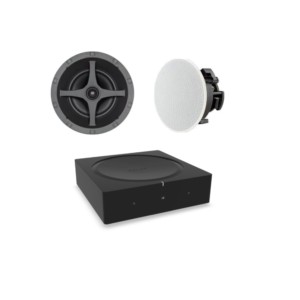 C6R-00 Par de Bocinas P/Plafón 6.5? + AMP Sonos By Sonance